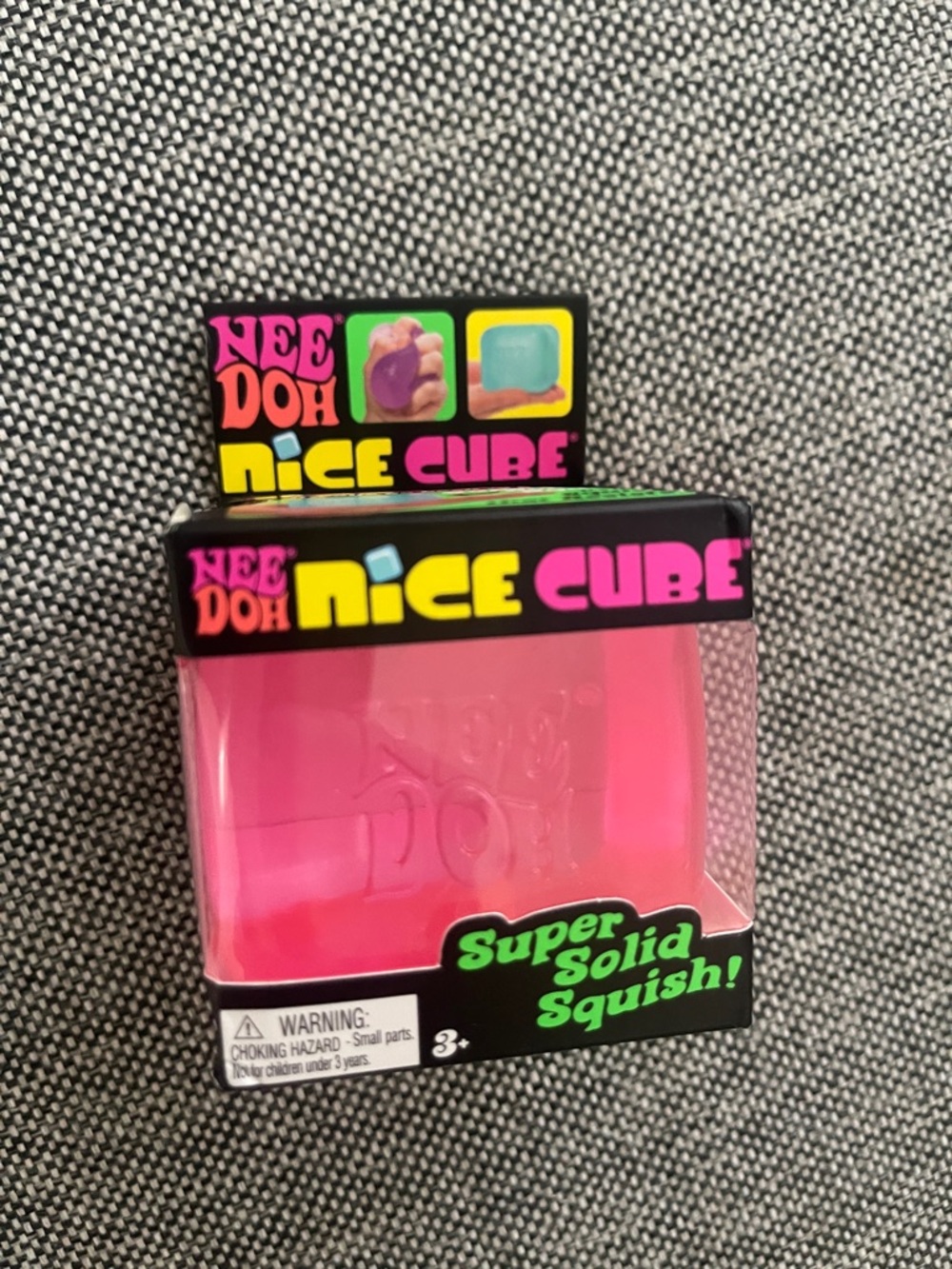 Nice Cube Pink Super Solid Squish Toy